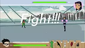 Teen fights monster in intense action