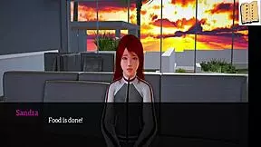Amateur Redhead Brunette With Big Tits And Ass In Cartoon Anime Game