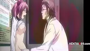 Old Teacher Converts Naive Lesbian Students Straight by Fucking Them Hentaix99