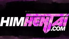 In the office, the horny secretary seduces her co-worker with big tits and ass in hentai style.