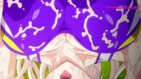 Two Hot Babes Intensely Fucking on the Sports Field in Hentai Action!