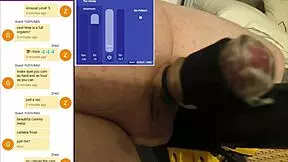 Scarrzhed exposes online, strangers jerk to 4 ejaculations.