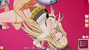 In the Nikke Goddess of Victory Scene, She Blows Big Tits