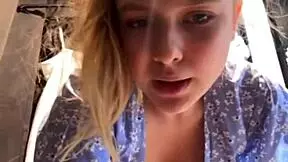 Public anal fucking so hard with this pretty amateur teen.