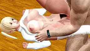 Watch The Blonde Girl Fucking Her Professor At University! Hentai Style With Big Tits!