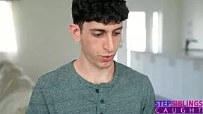 sexy spinner stepsis megan marx sweet talks stepbro into an orgasmic hump day.