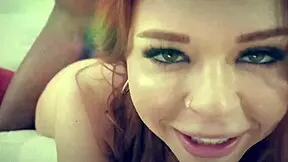 College waitress leana lovings gets foot massage and hard fuck from monster cock