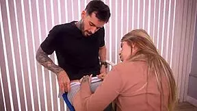 mollysmithx fucks her boss juan bustos hard in office during work