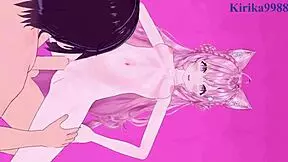 Hakui Koyori And Hoshimachi Suisei Intense Sex!