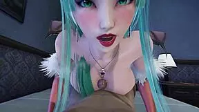 a succubus jumped on my dick in 3d hentai