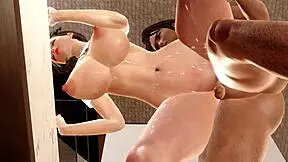 Young Japanese Girl with Perfect Body and Big Tits Fucks Hard in 3D Hentai
