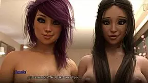 shauna suggests edging to help john in anime style