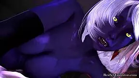 3d milf receives facial and pussy fuck