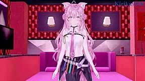 Hakui Koyori And Hoshimachi Suisei Intense Sex!