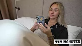 i'm interrupting her during the casting interview