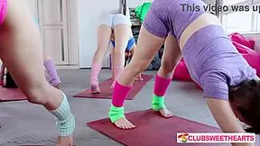 Yoga for club-going young adults