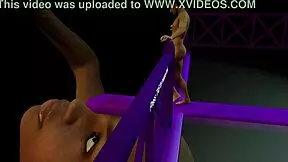 You're sliding down into a nightmare where giant-breasted anime women in hentai cartoons tease your huge cock with wet pussies