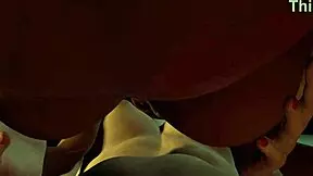 You're sliding down into a nightmare where giant-breasted anime women in hentai cartoons tease your huge cock with wet pussies