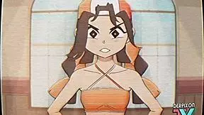 eri-chan's steamy home workout turns wild with derpixon's big cock action.