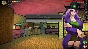 Hornycraft Parody Hentai Game Pornplay Ep 48 Public Creampie in Crowd