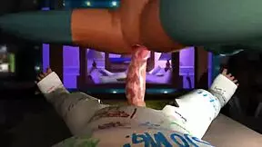 3d cartoon features brunette and man