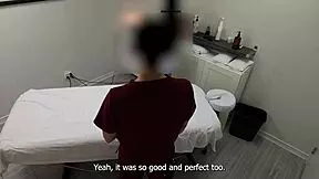 Lexys returns for my special massage, moaning as I fuck her oiled body.