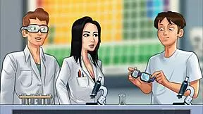 3D animated game Summertime Saga Chapter 72 with a science teacher plot