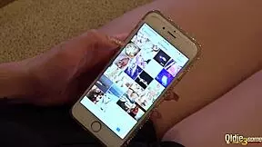 I watched two young 18+ babes have sex with grandfather and swallow his cum.