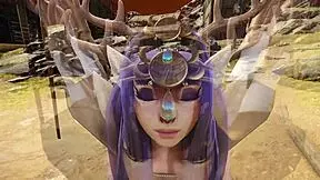 hey, wanna see deer-girl freyja in viking village hentai?