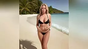 Hot Stepmom Teases Stepson with Sexy Bikini and Dirty Talk