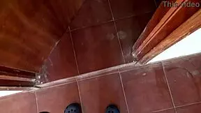 Hairy mature prostitute shows virgin boy her pussy for the first time