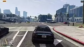 Playing GTA V with nude mod, missions are getting steamy