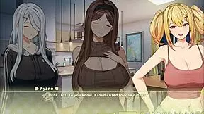 Summer Clover Harem Hentai Game Ep 1 Fired for Giant Cock
