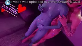 Yo, check Fortnite porn with Linx and Joey in lesbian hentai 3D action!