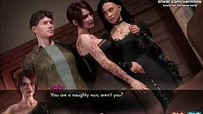 What’s hotter than a tattooed milf cougar banging a young stud in 3D hentai shower?