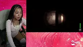 Asian solo game with big tits