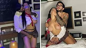 Petite student gets intense pounding