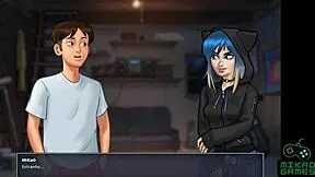 Rockeira and gamer's steamy Summertime Saga