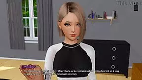 Petite Asian teen takes it all