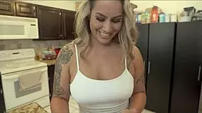 Hot Blonde Step Aunt Misty Meaner Teaches Sex Ed in Bedroom for WCA Productions