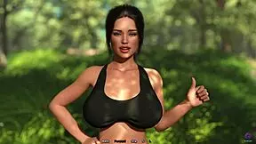 Bukkake and big tits 3D
