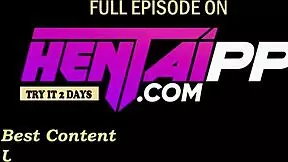 Hentai video featuring a hot girl giving a great blow job