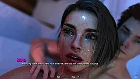 touching my horny stepmom’s pussy while bathing together, so hot! 🛁🔥 - 3d hentai life in santa county