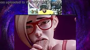 Hentai meets nerdy teens desires