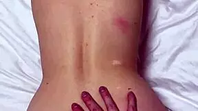 Fuck me hard in doggystyle, Daddy, with that monster cock