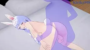 Pekora Mommy Pekomama and Houshou Marine in Intense Hololive Vtuber Hentai Sex