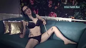 Miss Faith Rae's steamy striptease