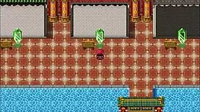 i'm in harem in another world game ep 11, my best friend flashin her big tits to make me cum twice with big cock.