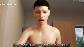 Hey, my stepmom's easing my stress with some wild action - 3D animation!