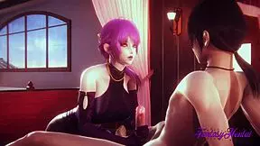 Is Evelyn Craving Hard Hentai Sex?